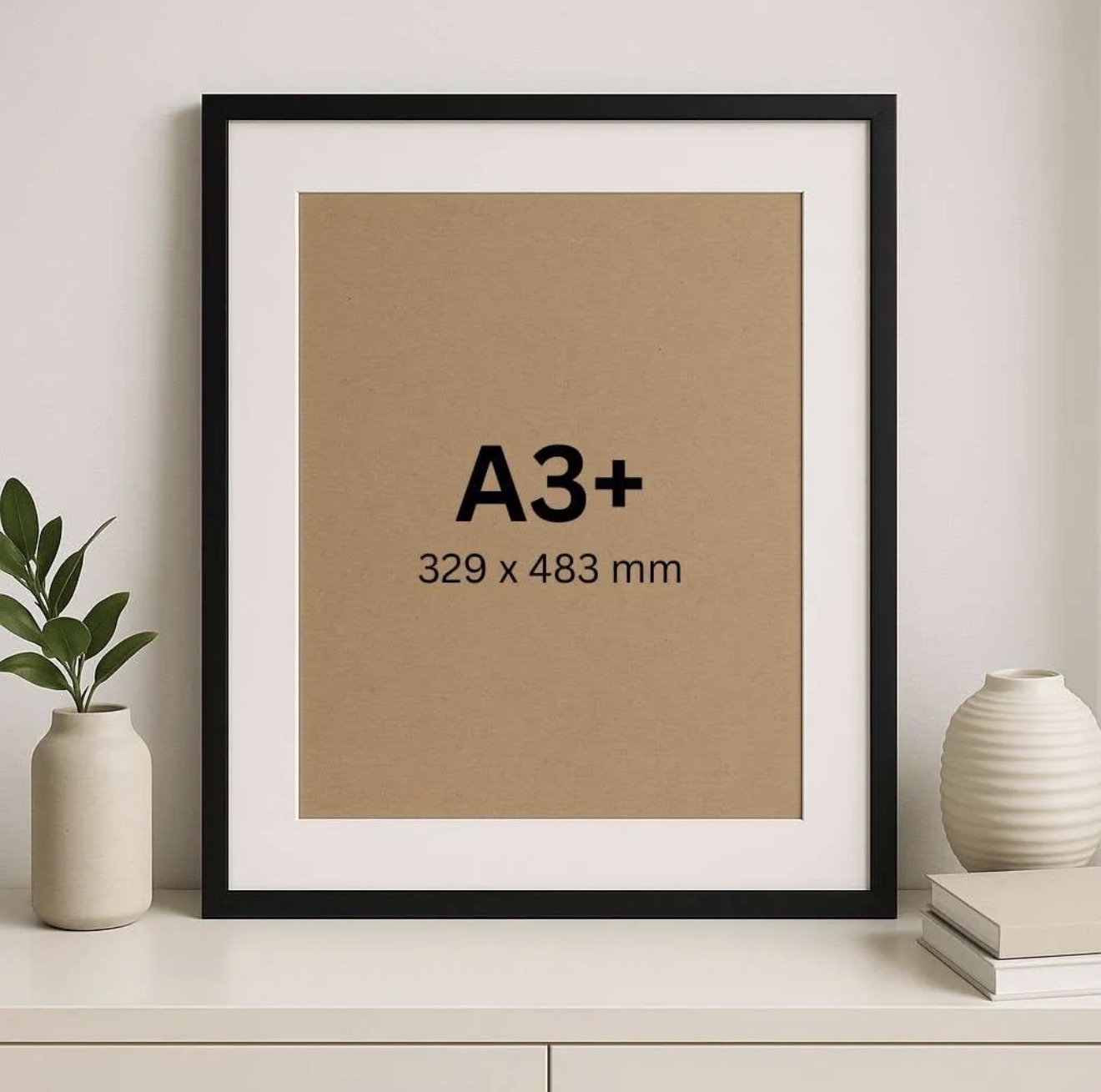 A3+ Bilderrahmen in Schwarz